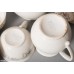 Porcelāna Kafijas servīze nepilna, "Tauta" tases, kafijas kanna un krējuma trauks, PFF